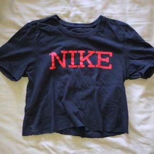 Nike cut cropped T